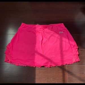 Fila athletic hot pink skirt/skort size medium